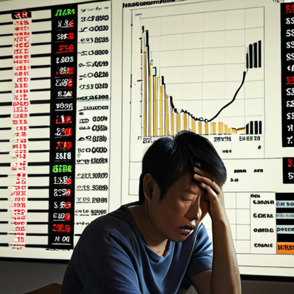 **Image Prompt 1: The Burden and the Break Through**
    A tired Asian man or woman, in a modern urban apartment, looking overwhelmed by an abstract, towering stack of mortgage bills and complex numbers, symbolizing financial pressure. The scene is dimly lit, emphasizing the burden. However, a soft, inviting light emanates from a digital screen in the foreground, displaying simplified financial charts and a positive trend, representing the emerging hope and relief found through understanding and smart management. Realistic, with a blend of melancholic and hopeful tones.
