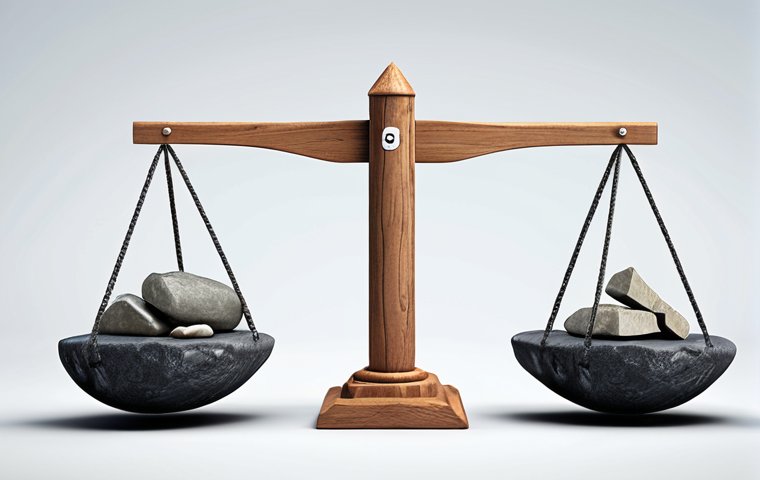 **

A visually balanced seesaw representing fixed vs. adjustable mortgage rates. On one side, a sturdy rock labeled "Fixed Rate" provides stability. On the other, a wave labeled "Adjustable Rate" rises and falls. Focus on conveying the concepts of stability vs. potential risk/reward. Style: Clean, modern illustration.

**